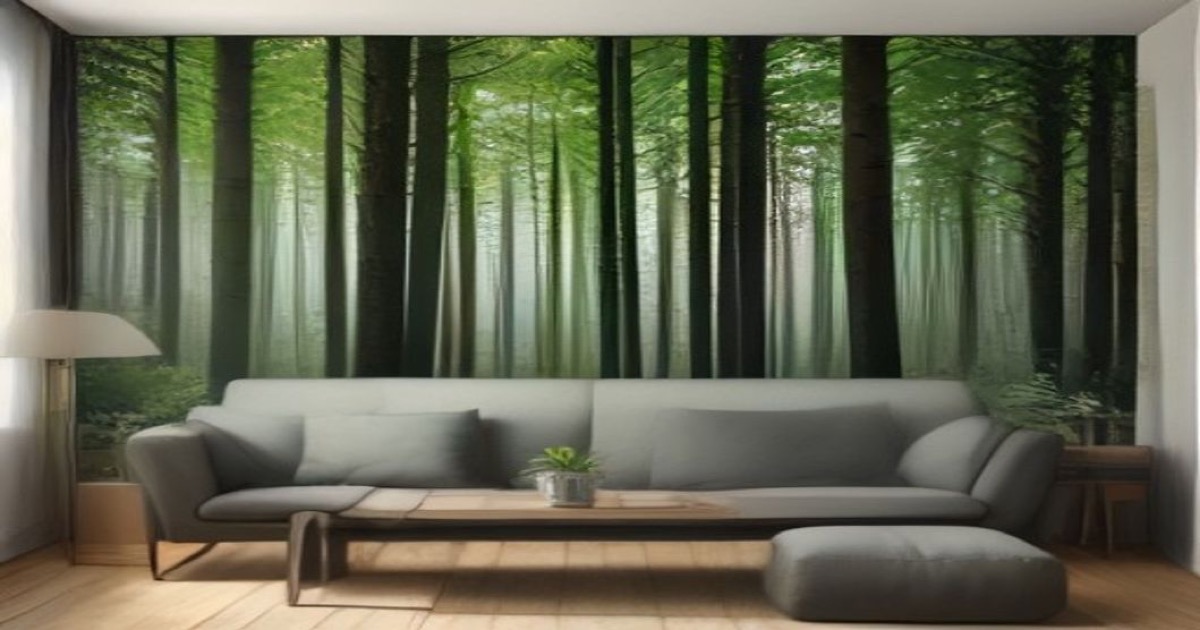 Фотообои в интерьере: типы, выбор изображения и поклейка